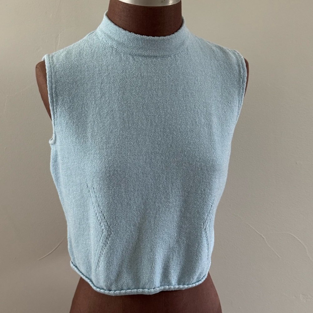 St. John Soft Blue Tank